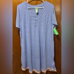 Honeydew lovely morning sleep shirt color Blue